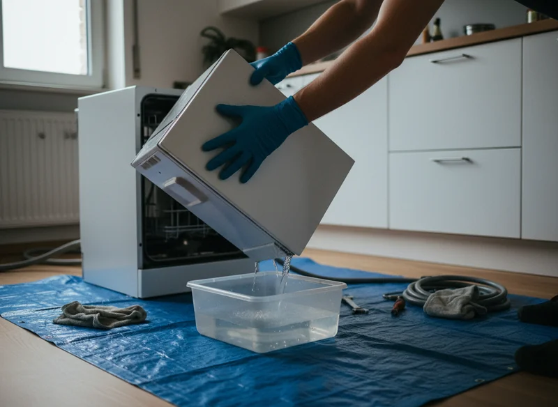 Vidange de l'eau résiduelle pour lave-linge/lave-vaisselle