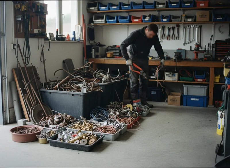 Récupération métaux ferreux et non-ferreux pour recyclage