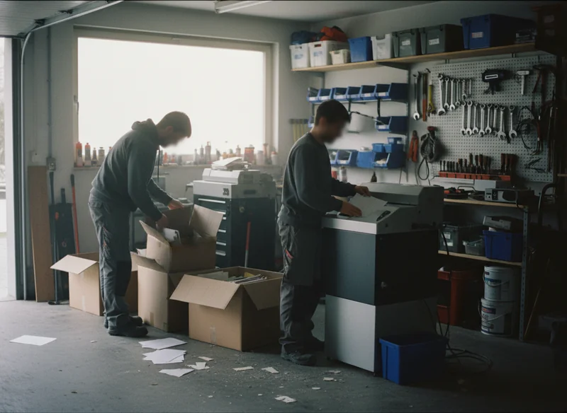 Vidage cartons d&rsquo;archives avec destruction confidentielle si demandée