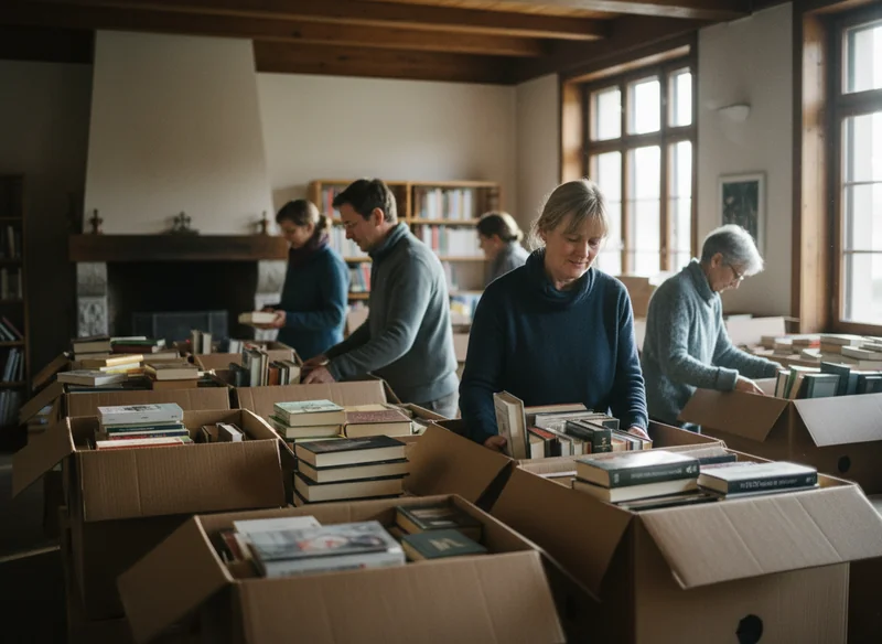 Dons aux bibliothèques publiques, Caritas, Emmaüs