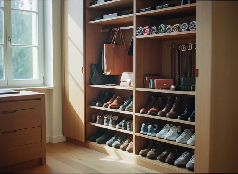 Chaussures, sacs, accessoires (ceintures, écharpes)