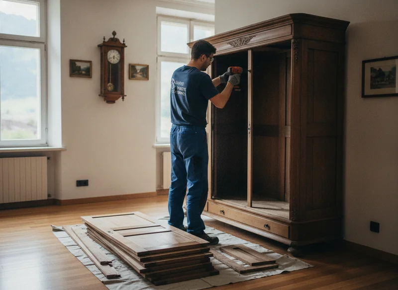 Démontage de meubles, lambris, parquet, coffrages